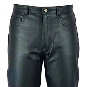 Pantalones de Hombre de Alta Calidad, de Cuero y Lona, Ligeros, Ecológicos, con Logotipo Personalizado, Corte Recto, Impermeables, Estilo Vintage, Más Vendidos - Product Image 4