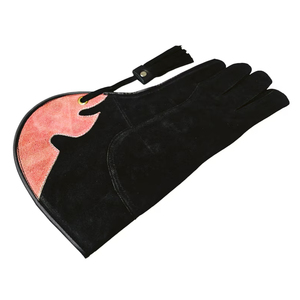 Guantes de Cetrería Hechos a Medida con Diseños Personalizados, Accesorios de Caza Duraderos para Exteriores, Guantes de Cetrería de Cuero - Product Image 1