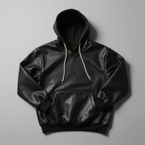 Premium Men's Polyester Windproof Oversized Hoodie Pullover <b>Jacket</b> Hooded Casual Outerwear Winter OEM ODM Private Label - Product Image 1