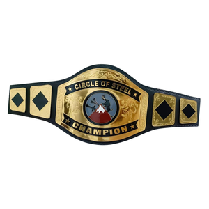 Ceinture de champion de lutte personnalisée Circle of Steel, ceinture de titre sportive de haute qualité - Product Image 6