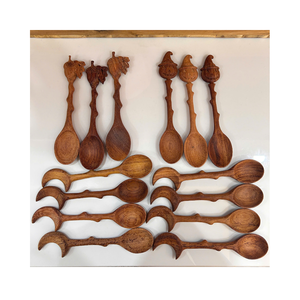 Wooden Cooking <b>Spoon</b> Natural Wood Kitchen Tool For Food Mixing Serving Cooking Restaurant Hotel And Catering Supply - Product Image 3