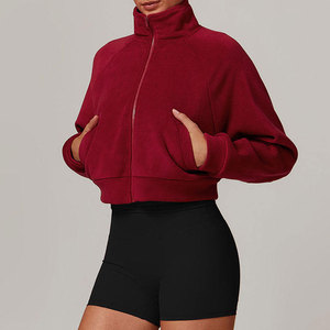 Veste polaire pour femme Wearpex, nouveau design, hiver, chaude, fermeture éclair intégrale, écologique, respirante, séchage rapide, coupe-vent, veste de sport - Product Image 6