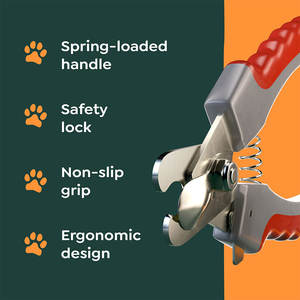 Tijeras Profesionales para Cortar Uñas de Mascotas con Cuchilla Curva y Punta Afilada para el Cuidado de Perros y Gatos, Herramientas de Aseo - Product Image 5