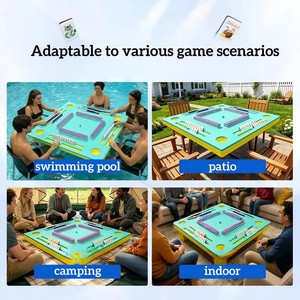 Gioco Galleggiante American Mahjong per Piscina e Vasca Idromassaggio, Acquista 1 e Ricevi 4 in Omaggio, Divertente Attività Estiva, Regalo per Tutti, Accessorio per Feste in Piscina - Product Image 3