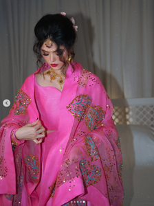 Sari/Saree/Chari en Soie ROSE BLUSH pour Femme – Été 2026 – Séchage Rapide et Évacuation de l'Humidité - Product Image 4