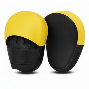 Multi-Layered <b>Foam</b> Leather Focus Pads Protection Boxing Training Shield Kick Boxing Pads Leather Kick Boxing Focus Pad Shield - Product Image 5