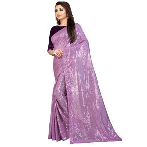 Bollywood Sequence Saree Vêtements indiens et pakistanais - Product Image 4
