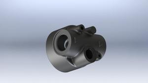 Tapa del extremo de la carcasa del diferencial o una cubierta de la carcasa del portador del diferencial, posiblemente para maquinaria automotriz o pesada - Product Image 6