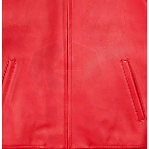 Chaqueta de Cuero para Hombre, Cuero Genuino de Alta Calidad, Color Sólido, Logotipo Personalizado, Fabricante OEM ODM - Product Image 5