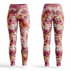 Leggings de yoga imprimés personnalisés haute performance, vêtements de fitness, pantalons de sport pour la gym et la course, leggings sur mesure avec contrôle du ventre - Product Image 2