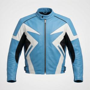 Chaqueta de Motociclista de Cuero Genuino para Hombre de la Mejor Calidad, Nueva Colección de Invierno, Chaquetas de Motocicleta con Protecciones Desmontables Personalizadas - Product Image 1