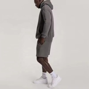 Ensemble sweat à capuche et short en polaire pour homme, coupe ajustée, best-seller, fabriqué au Pakistan - Product Image 4