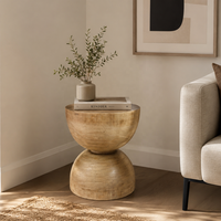 Table basse et table d'appoint convertible modernes pour le mobilier de la maison, table d'appoint en bois pour le salon