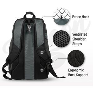 Sac de sport de baseball grande capacité, robuste, pour le rangement de matériel, avec sangle réglable, sac de sport imperméable pour l'entraînement - Product Image 4