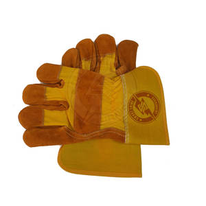 Guantes de Seguridad de Cuero de Último Diseño, Nueva Llegada en Oferta Online, Guantes de Seguridad de la Mejor Calidad Hechos en Pakistán para Adultos - Product Image 3