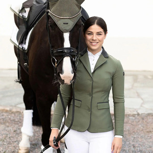 Classic Tweed Women <b>Riding</b> Jacket Vintage Wool Equestrian Coat Heritage Styling Traditional Horseback <b>Riding</b> Blazer - Product Image 4