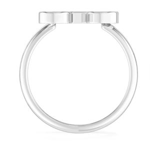 925 Sterling Silver Ring Bezel Setting Natural Bumble <b>Bee</b> Gemstone Music Shape Classic Wedding Party - Product Image 3