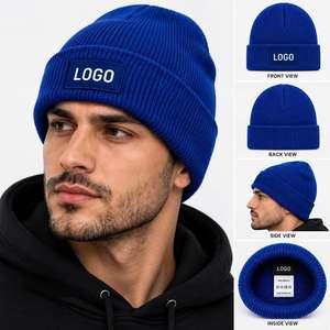 Gorro Unisex con Bordado a Mano, Parche con Logotipo, Adorno de Pedrería, Diseño de Letras, Transpirable e Impermeable, Gorro Casual de Invierno - Product Image 3