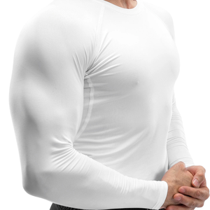 Camiseta de Compresión de Manga Larga para Hombre, Cuello Redondo, Secado Rápido, para Entrenamiento, Personalizable con Etiqueta Privada, Fabricante y Proveedor al por Mayor - Product Image 6