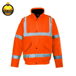 Hi Vis Reflective <b>Jacket</b> Men Safety Hi Visibility Winter Construction <b>Worker</b> <b>Jacket</b> - Product Image 6
