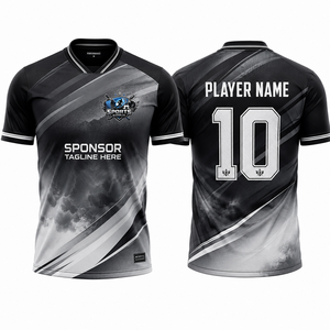 Camiseta de Fútbol Moderna al por Mayor, Malla de Poliéster Birdseye Premium, Secado Rápido, Flexible, Rendimiento Profesional para Equipos - Product Image 1