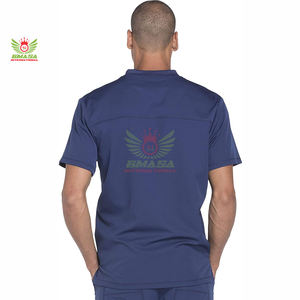 Meilleures ventes : Ensembles d'uniformes médicaux pour infirmières avec poches, tenues d'hôpital d'été - Product Image 5