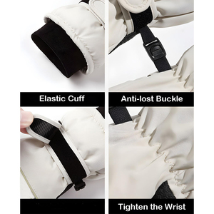 Gants de ski en cuir légers et respirants de haute qualité pour le snowboard - Vêtements chauds et chauffants pour l'hiver avec fabrication ODM et OEM - Product Image 6