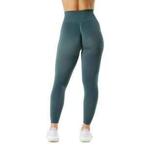 100% Polyester Quick Dry Crew Fasick Elastane Tapered Waisted Top Selling Wolman Breathable Seamless Scrunch <b>Legging</b> Polyamide - Product Image 4
