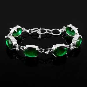 Green Tourmaline Bracelet 925 Sterling Silver Handmade Gemstone Jewelry For Women Men Anniversary Gift - Product Image 3