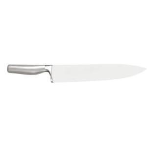 Couteaux de chef avec manche en acier inoxydable et lame large équilibrée pour la cuisine professionnelle, la découpe des aliments et la préparation des repas. - Product Image 2