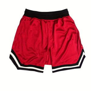 Shorts de basket-ball décontractés pour hommes, en mesh respirant, avec poche zippée, shorts de sport pour l'entraînement, logo personnalisé, séchage rapide - Product Image 5