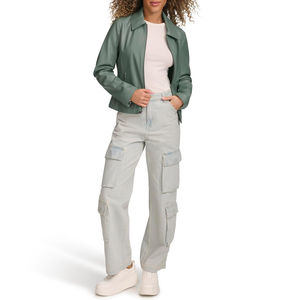 Chaquetas de Cuero para Mujer, Moda Femenina, Nueva Llegada, Chaquetas de Cuero Genuino Personalizadas al por Mayor, Chaquetas para Mujer - Product Image 6