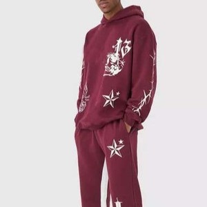 Chándal con Estampado Puff de Primera Calidad para Hombre, Precio Accesible, Totalmente Personalizado, Antiarrugas, con el Último Diseño - Product Image 1