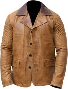 Chaqueta de Cuero para Hombre, Tendencia 2026, Chaqueta Cálida de Cuero Genuino, Fabricante y Proveedor - Product Image 4
