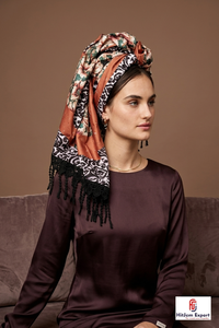 High Grade Custom Printed <b>Square</b> <b>Scarf</b> With Tassel Soft Lightweight Womens Fashion Headscarf OEM Manufacturer - Product Image 6