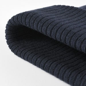 Unisex 3D Embroidery In-Stock Cold-Proof Thickened Vertical Stripes Warm Knitted Hat Trendy Winter <b>Wool</b> <b>Beanies</b> - Product Image 3