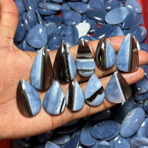 Venta al por mayor de piedras de cuarzo azul Owyhee 100% naturales de primera calidad, cabujones sueltos para la fabricación de joyas, gemas de formas mixtas variadas, de terceros. - Product Image 1