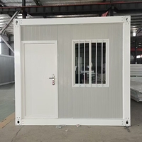 Maison conteneur préfabriquée personnalisée, bureau modulaire portable pour l'hébergement sur chantier, dortoir du personnel, style Mid-Century Modern