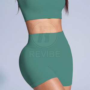 Conjunto de Pantalones Cortos de Yoga para el Hogar, Material Suave y Transpirable de Alta Calidad, Conjunto de 2 Piezas para Entrenamiento Diario, Venta en Línea - Product Image 3