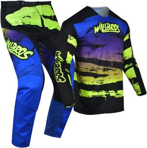 ชุดมอเตอร์ครอสคุณภาพดีที่สุดสำหรับรถวิบาก เสื้อเจอร์ซีย์ กางเกงขายาว ชุดแข่งมอเตอร์ครอส ขายส่ง - Product Image 1