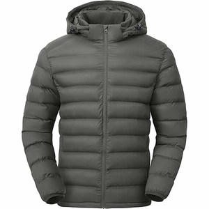 Chaqueta Acolchada de Invierno Extra Grande de Alta Calidad 2025, Chaqueta Unisex Personalizada con Diseño de Parches y Cuello Alto, 100% Nailon, Logotipo Frontal - Product Image 1