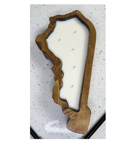 Bol à bougie en bois fait main personnalisé pour la maison, les mariages, les événements, les fermes, les restaurants et les cafés - Product Image 5