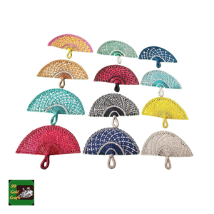 Abanico de palma tejido a mano, ecológico, ideal para fiestas en la playa y decoración de pared, hecho en Vietnam, suministro al por mayor. - Product Image 6