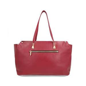Bolso Tote de Cuero Rojo Premium con Correas Doradas, Bolso Clásico de Moda para Mujer, Proveedor Mayorista - Product Image 3
