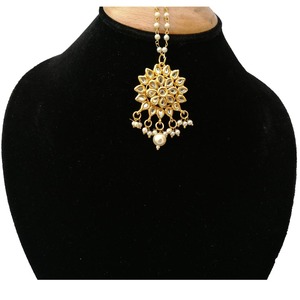 Tocado Étnico Royal Head de Aleación de Zinc Maangtikka para Mujer - Boda, Novia, Día de San Valentín, Aniversario, Despedida de Soltera - Product Image 2
