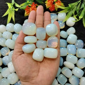Ópalo Azul de Alta Calidad al por Mayor, Piedra Pulida Natural de Cristal de Ágata para Reiki, Sanación, Meditación, Energía y Feng Shui - Product Image 4