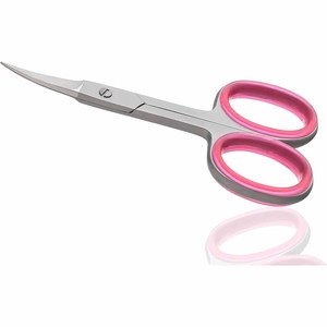 Cuticle Nail Scissors Stainless Steel Curved Eyebrow Scissors for Nail, Cuticle, Eyelashes Nose Hair - Product Image 5