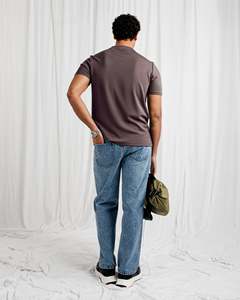 T-shirt à manches courtes pour homme, col rond, coton doux, uni, sans impression, fabricant de t-shirts personnalisés - Product Image 4