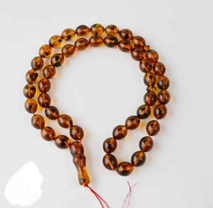 Misbaha de Resina Premium con 99 Perlas Lisas para Rezar, Accesorio Islámico Hecho a Mano, Hermoso Tasbih de Resina Artesanal Diseñado para - Product Image 1
