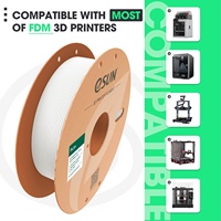 Filament d'imprimante 3D ESUN PLA+ Bonne résistance Haute dureté 1,75 mm 1 kg/bobine Filament PLA Pro Plus haute vitesse pour impression 3D